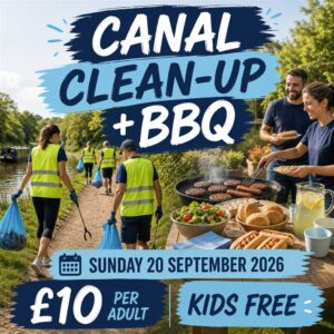 Hart Road Runners canal clean-up followed by a community BBQ